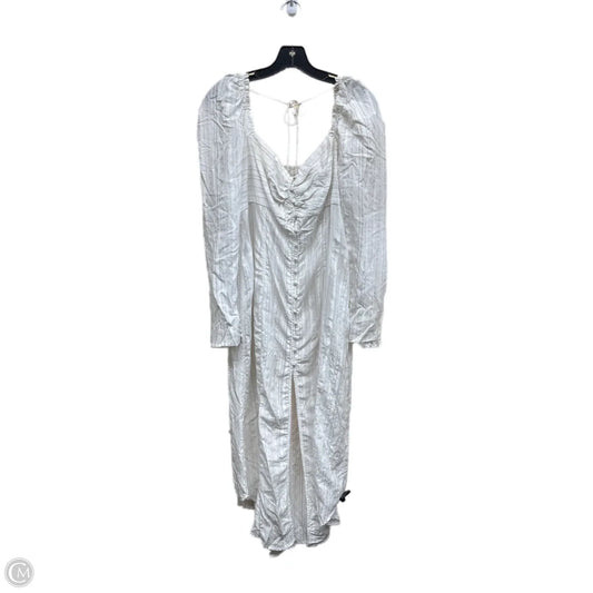 Dress Casual Midi By Free People In Striped Pattern, Size: L