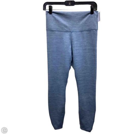 Athletic Leggings By Nike Apparel In Blue, Size: L
