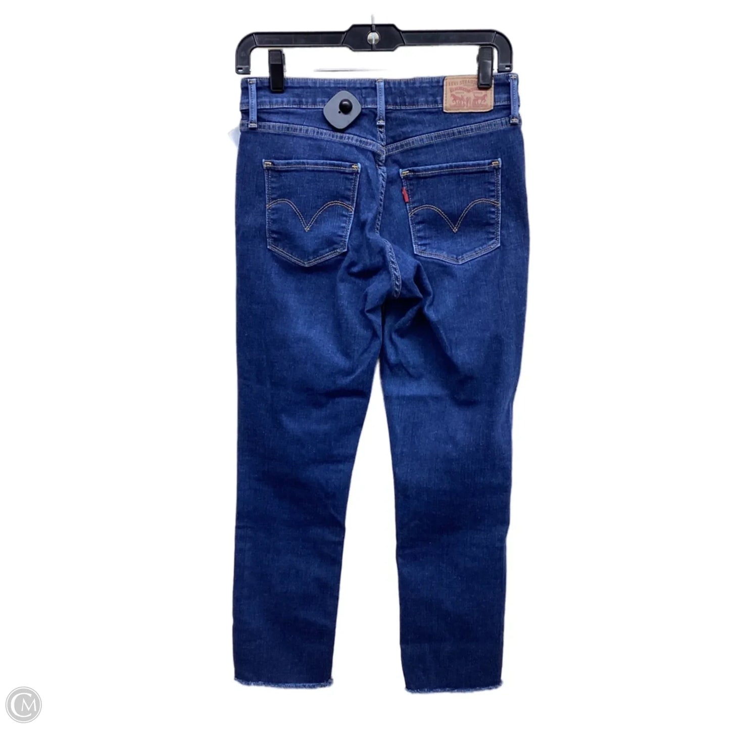 Jeans Skinny By Levis In Blue Denim, Size: 4