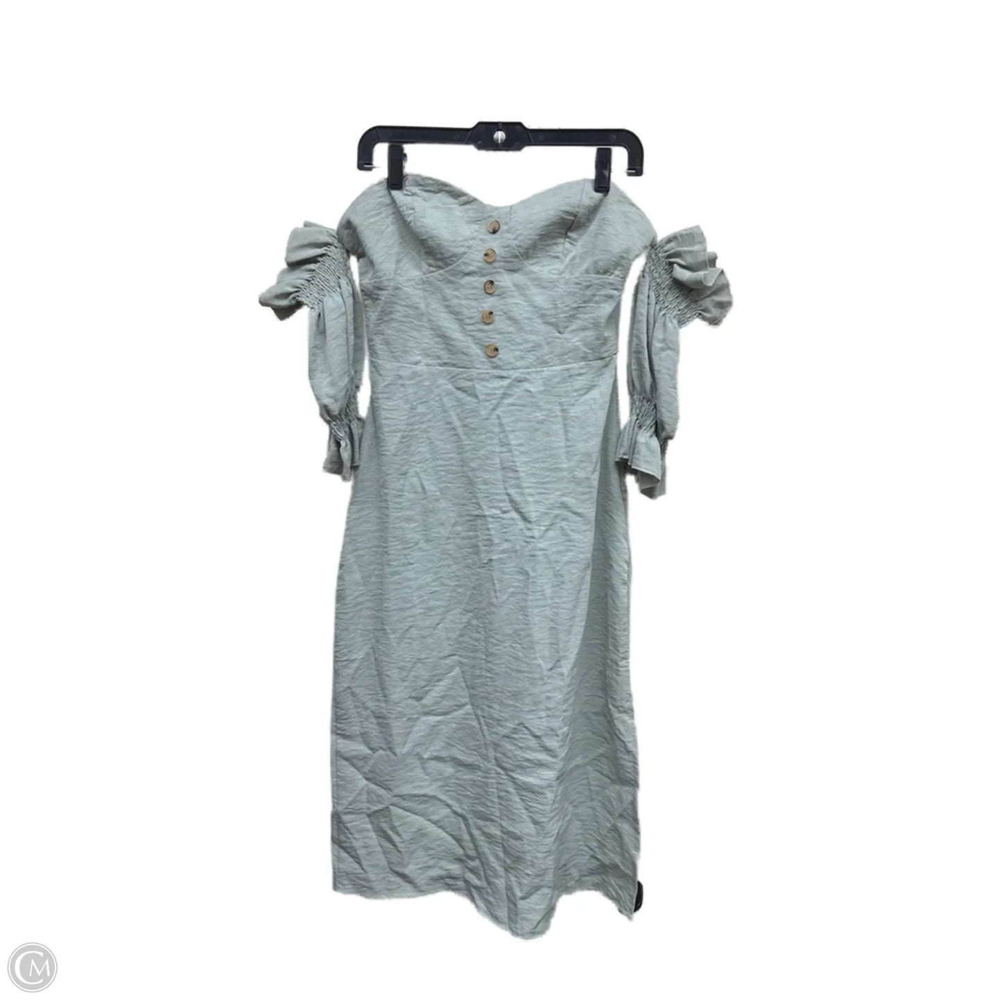 Dress Casual Midi By Nasty Gal In Green, Size: 2