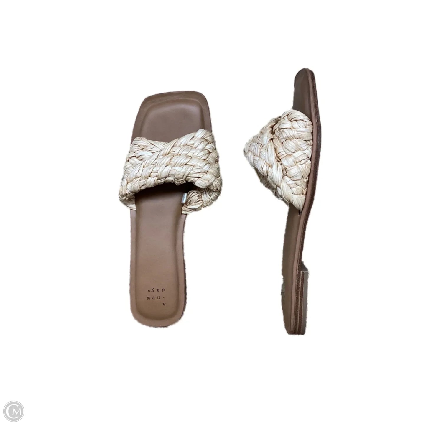 Sandals Flats By A New Day In Tan, Size: 8.5