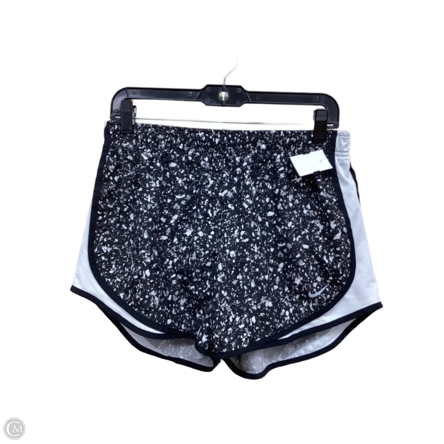 Athletic Shorts By Nike Apparel In Black & Grey, Size: L