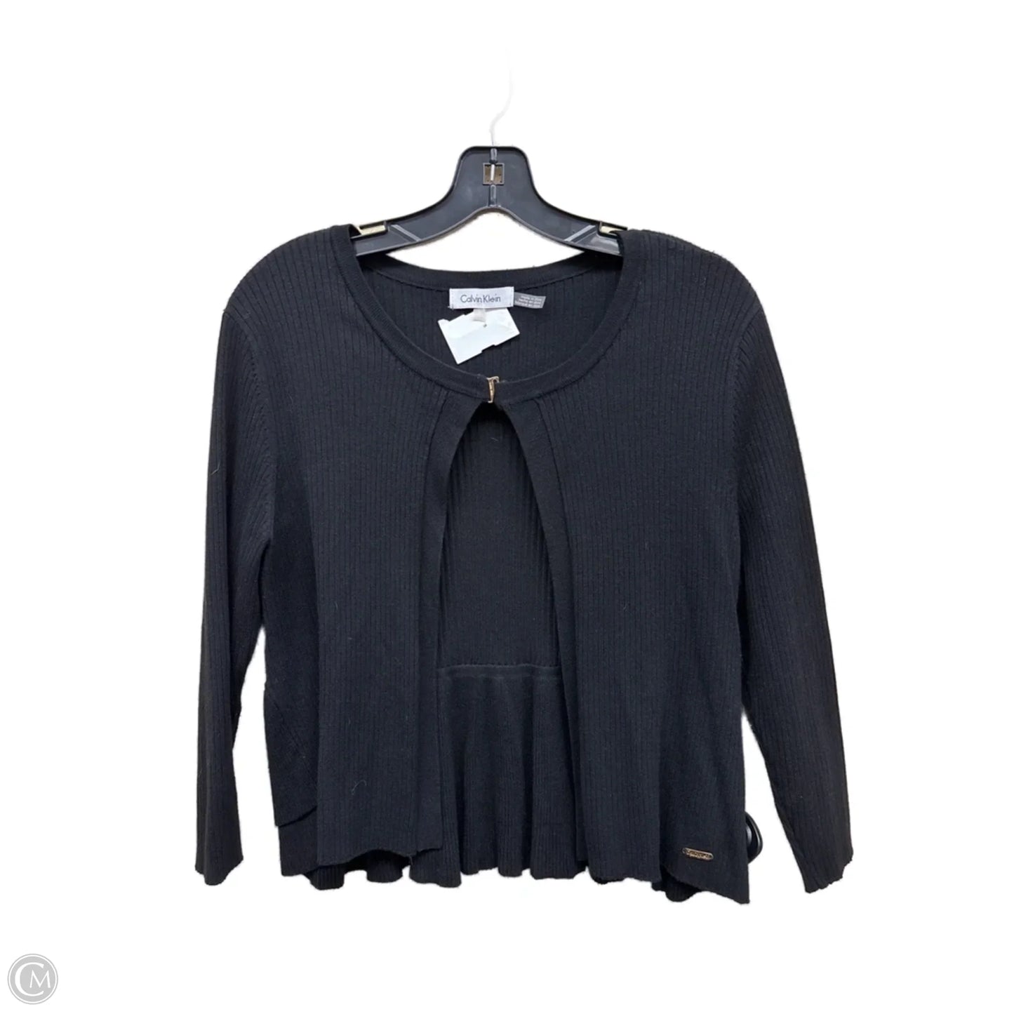 Cardigan By Calvin Klein In Black, Size: M