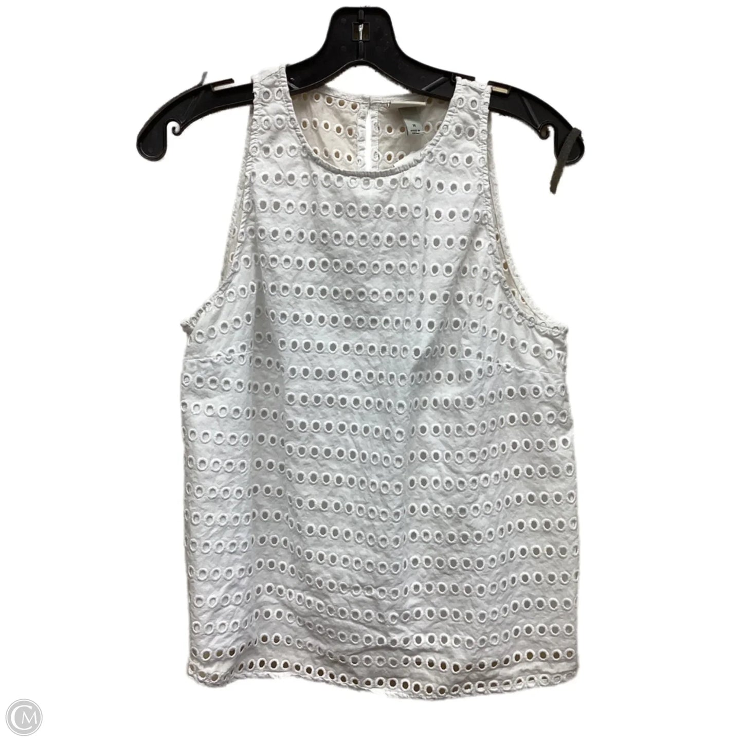 Top Sleeveless By A New Day In White, Size: M