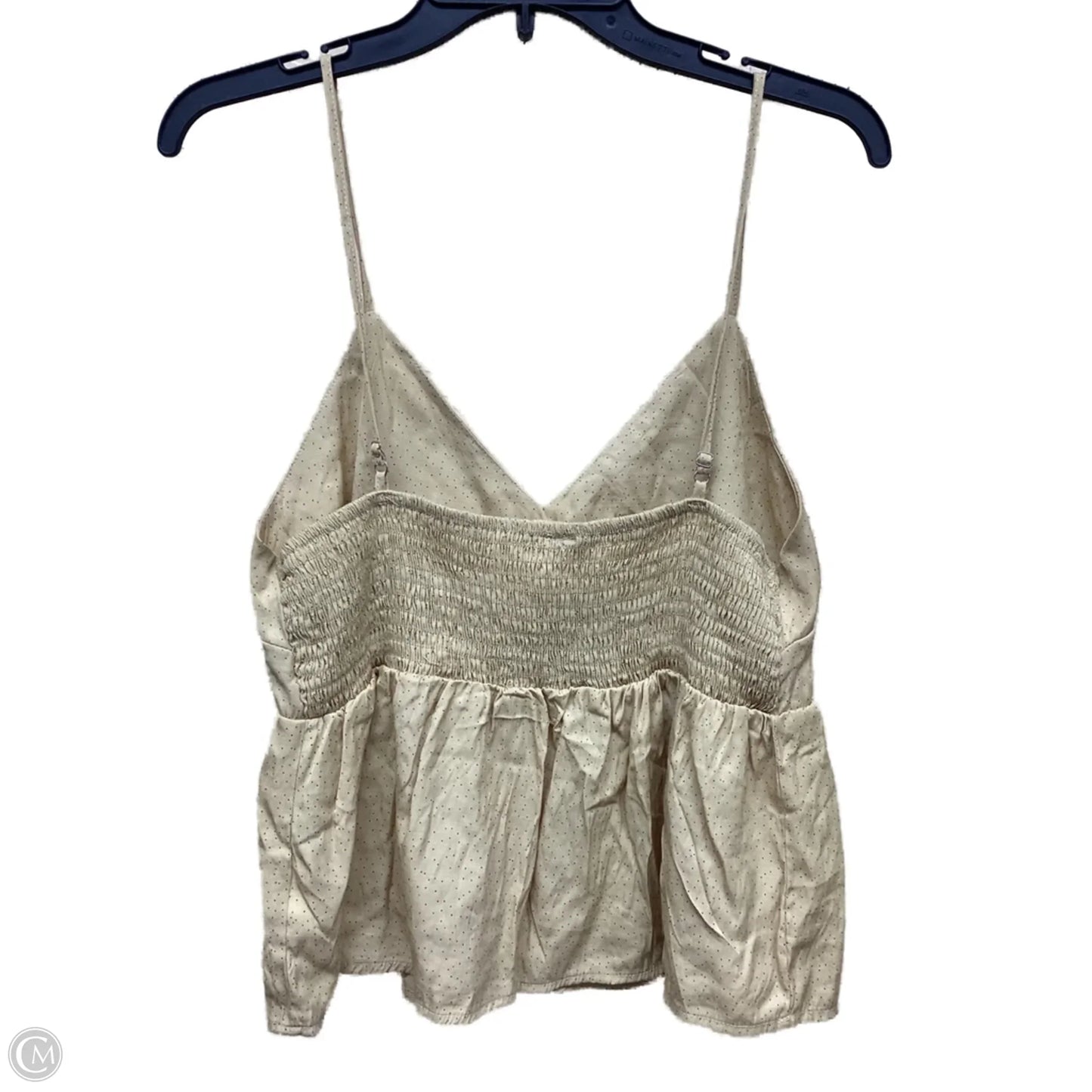 Top Sleeveless By Clothes Mentor In Polkadot Pattern, Size: L