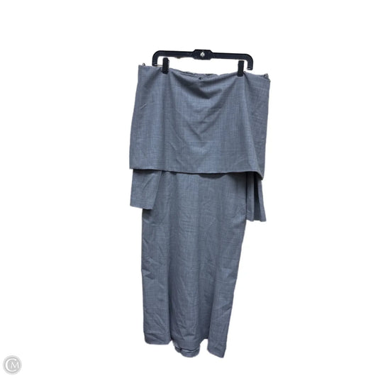 Dress Designer By Zac Posen In Grey, Size: 12