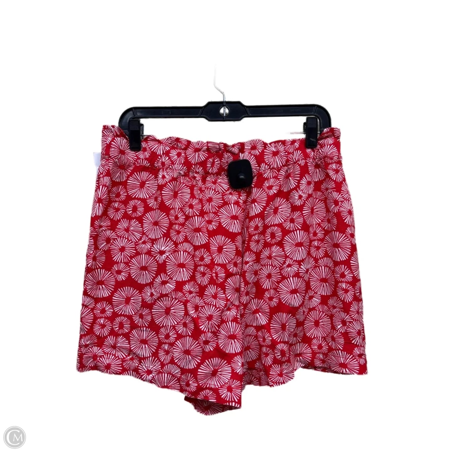 Shorts By Loft In Red & White, Size: M