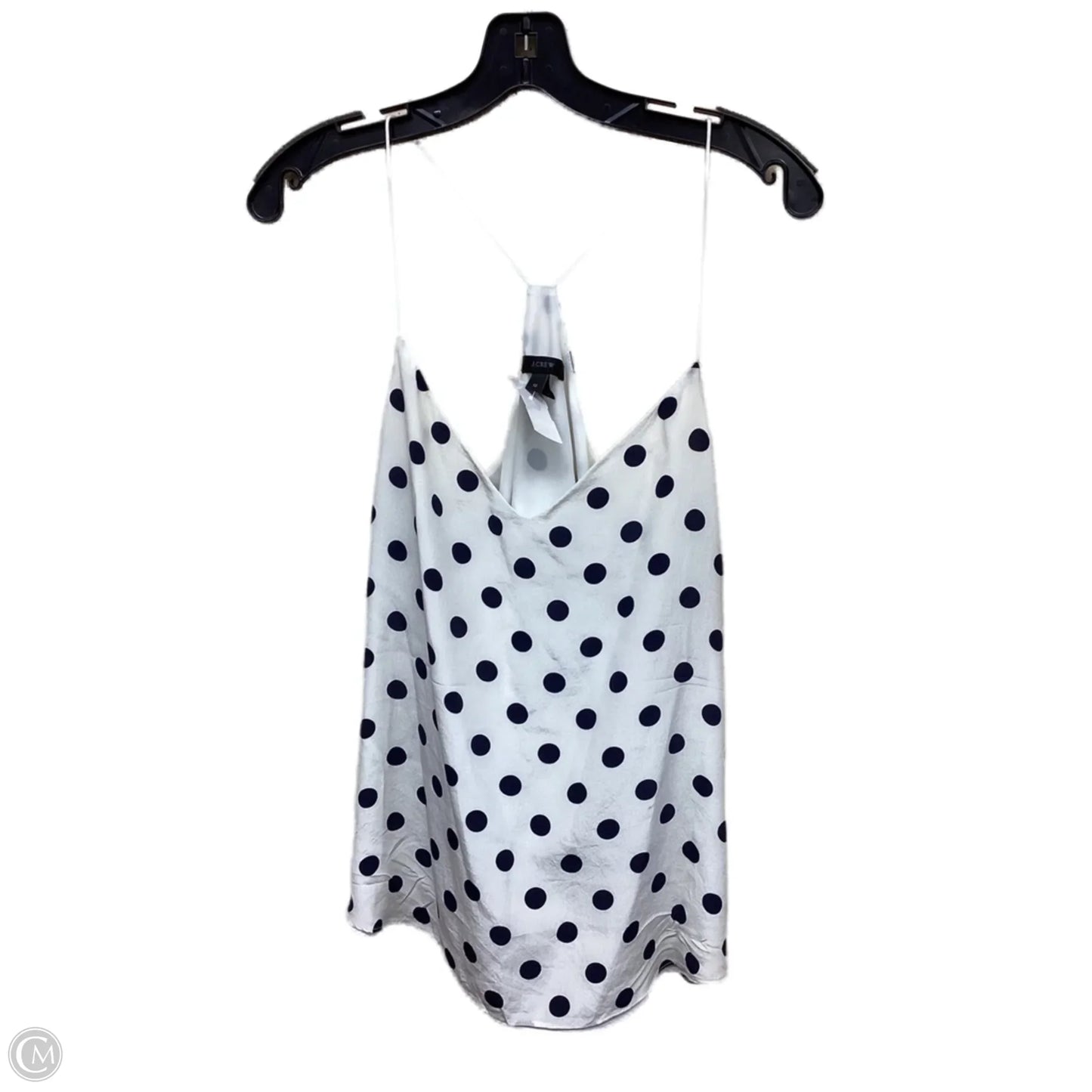 Top Sleeveless By J. Crew In Polkadot Pattern, Size: 10