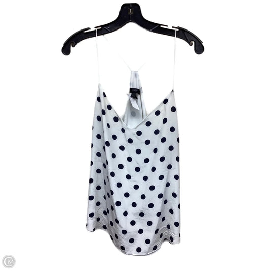 Top Sleeveless By J. Crew In Polkadot Pattern, Size: 10