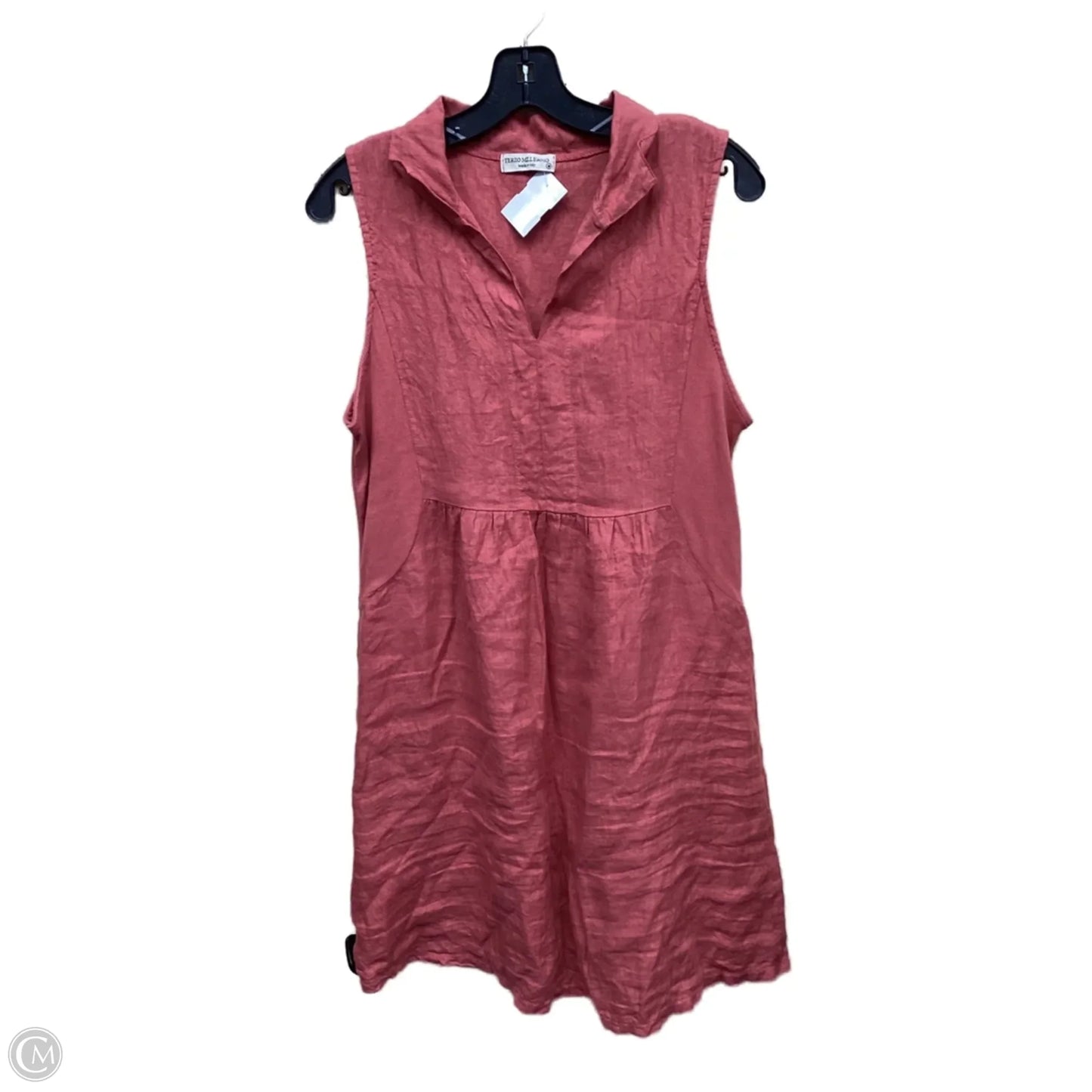 Dress Casual Midi By Clothes Mentor In Pink, Size: M