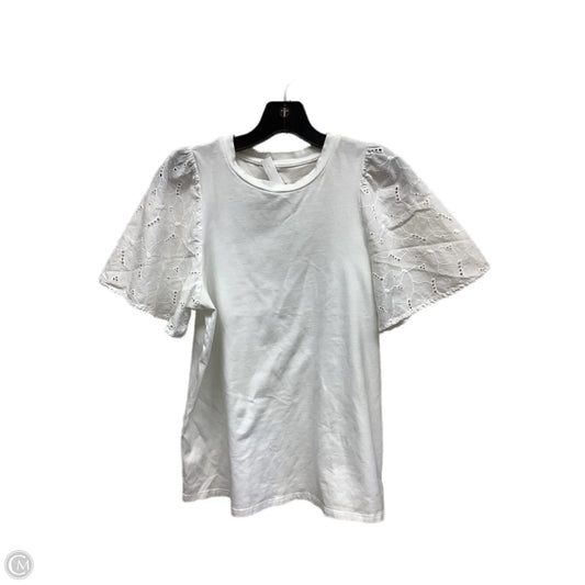 Top Short Sleeve By A New Day In White, Size: S