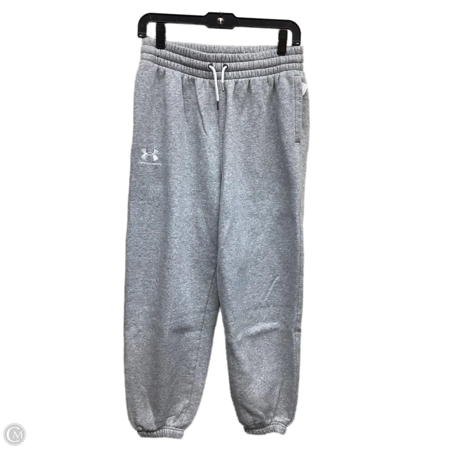 Athletic Pants By Under Armour In Grey, Size: M