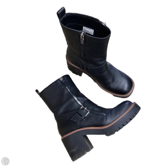 Boots Mid-calf Heels By Blondo In Black, Size: 8.5