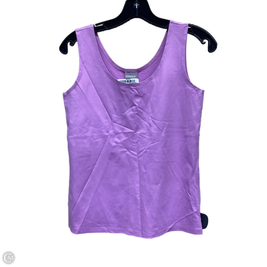 Top Sleeveless By Chicos In Purple, Size: S