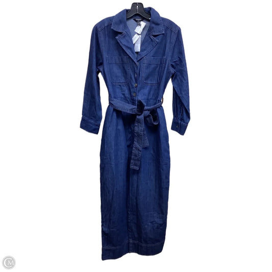 Jumpsuit By Banana Republic In Blue Denim, Size: S