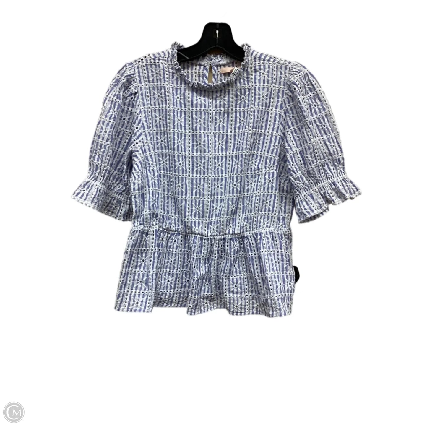 Top Short Sleeve By Clothes Mentor In Striped Pattern, Size: M