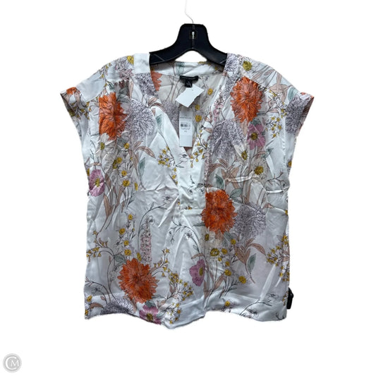 Top Sleeveless By Ann Taylor In Floral Print, Size: Xs