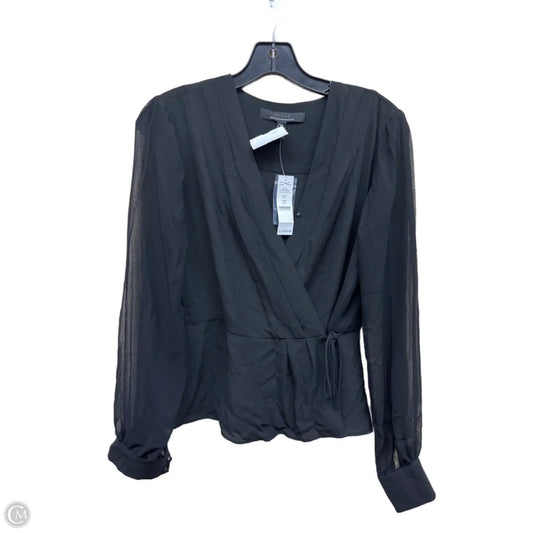 Top Long Sleeve By White House Black Market In Black, Size: Xs