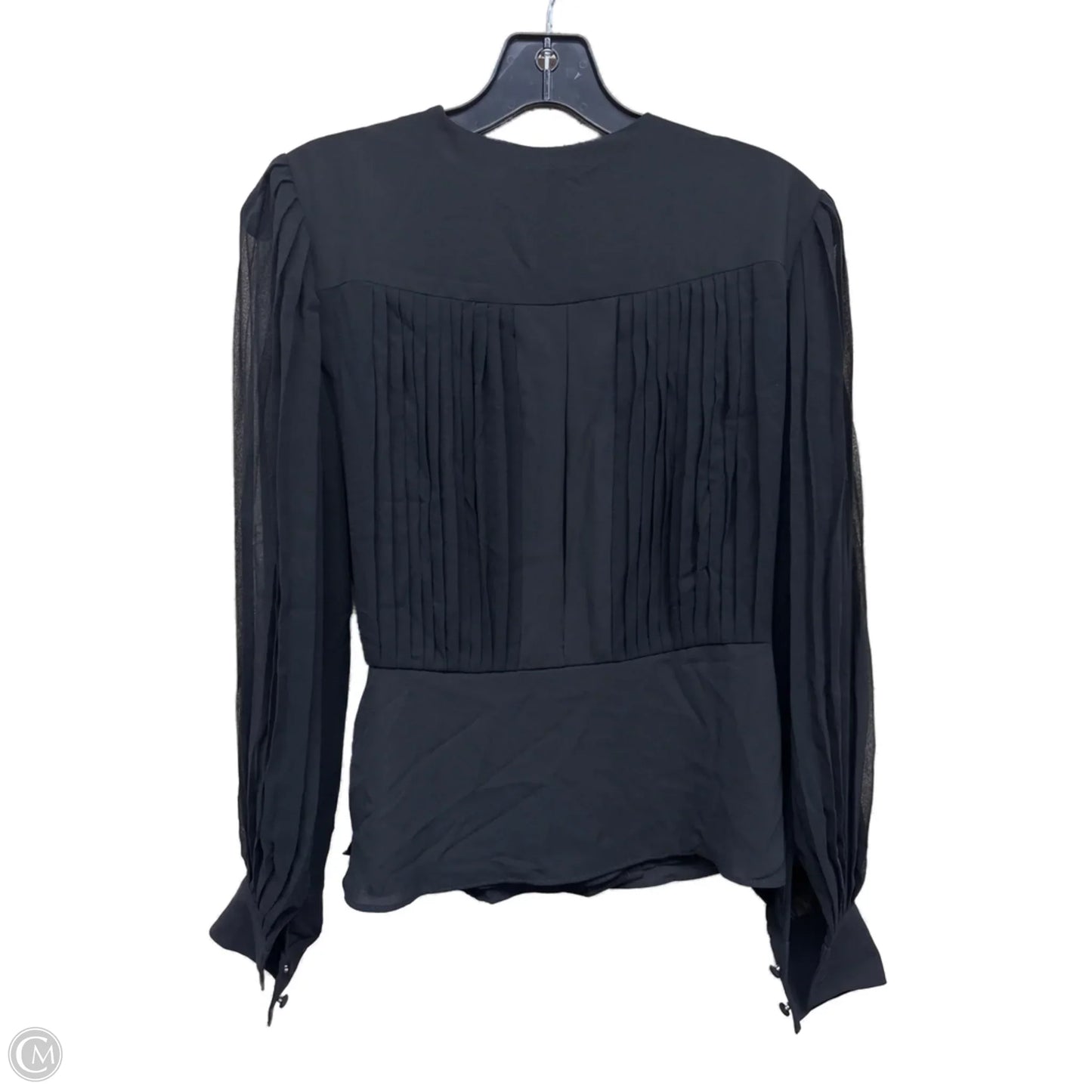 Top Long Sleeve By White House Black Market In Black, Size: Xs
