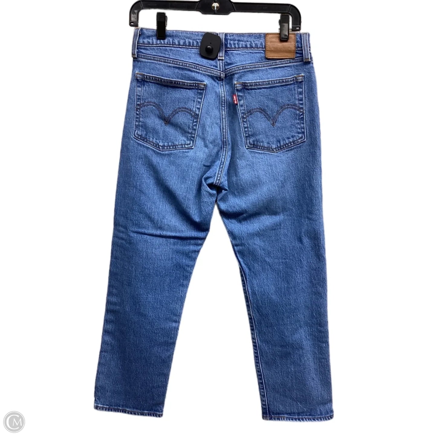 Jeans Straight By Levis In Blue Denim, Size: 4