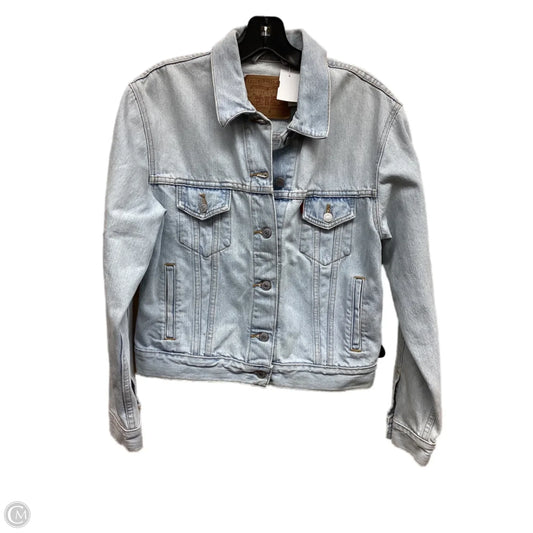 Jacket Denim By Levis In Blue Denim, Size: S