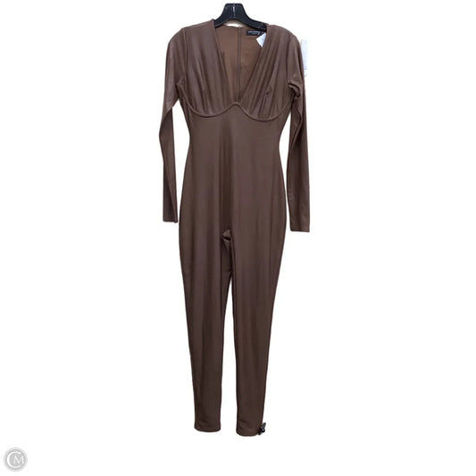 Jumpsuit By Clothes Mentor In Brown, Size: M