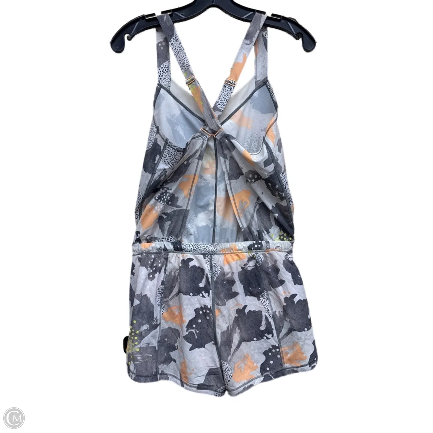 Athletic Dress By Lululemon In Grey & Orange, Size: 4