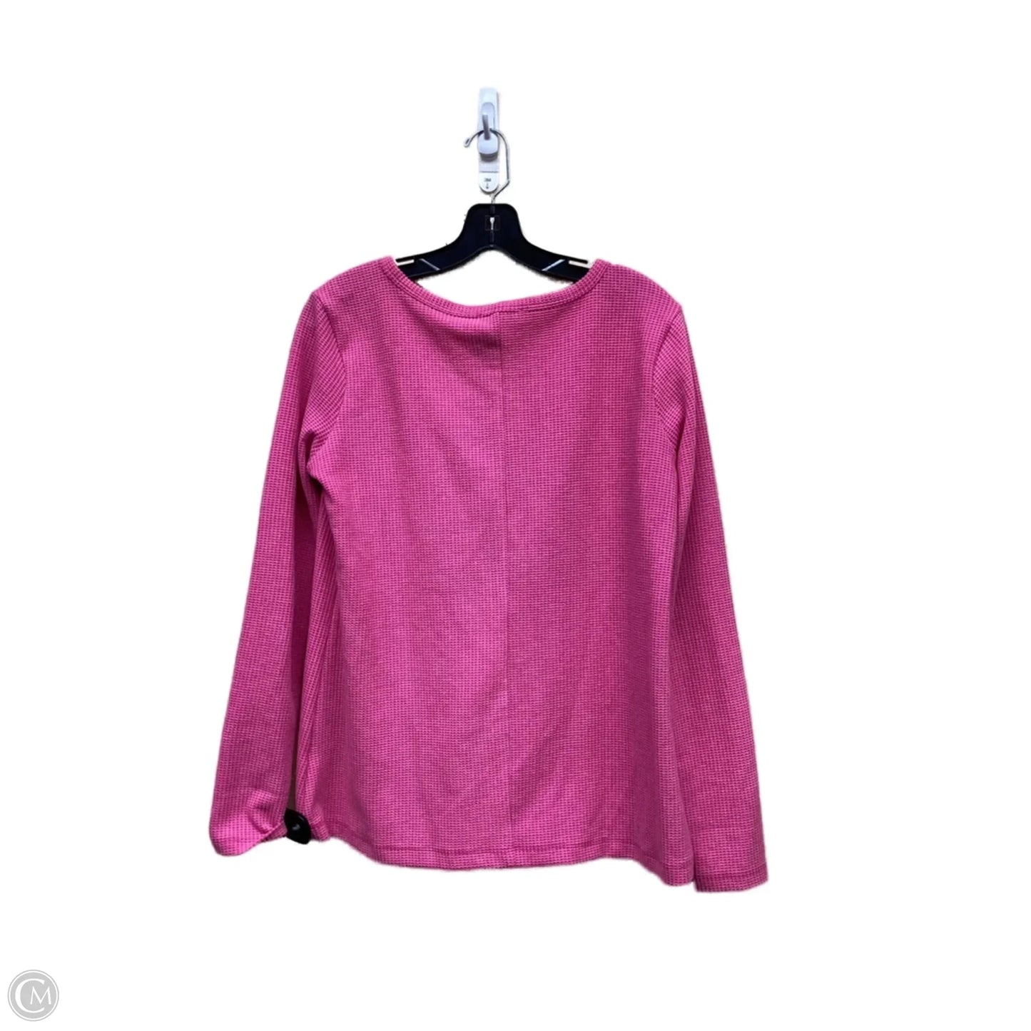 Top Long Sleeve By Zenana Outfitters In Pink, Size: M