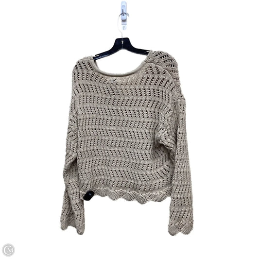 Sweater By American Eagle In Brown, Size: L