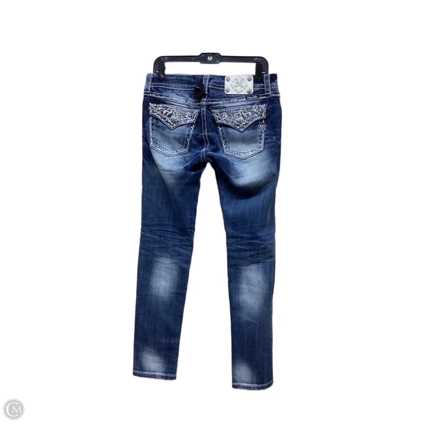 Jeans Skinny By Miss Me In Blue Denim, Size: 6
