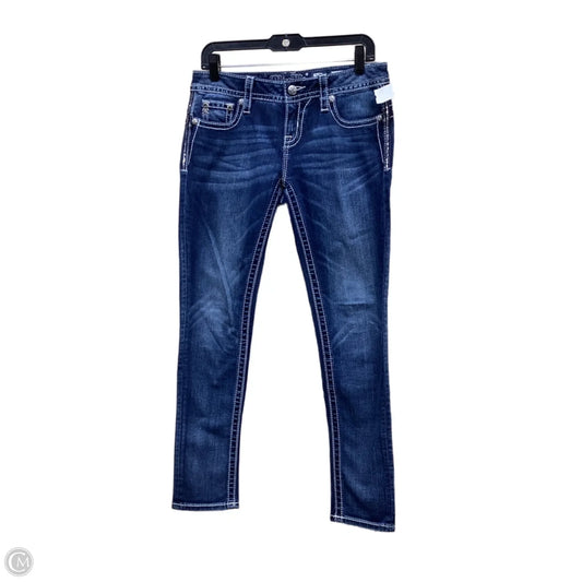 Jeans Skinny By Miss Me In Blue Denim, Size: 4