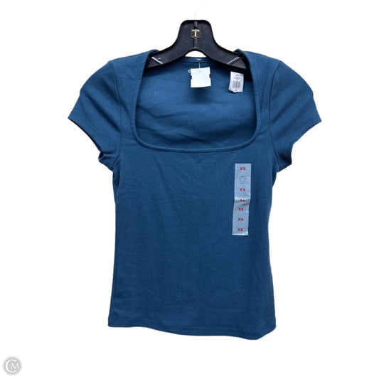 Top Short Sleeve By Old Navy In Blue, Size: Xs