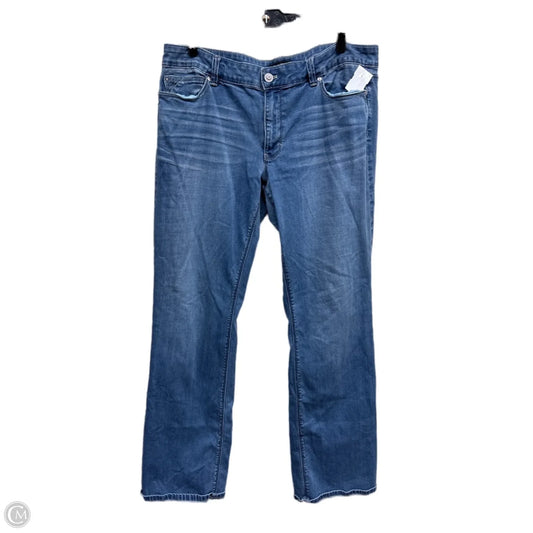 Jeans Boot Cut By White House Black Market In Blue Denim, Size: 14