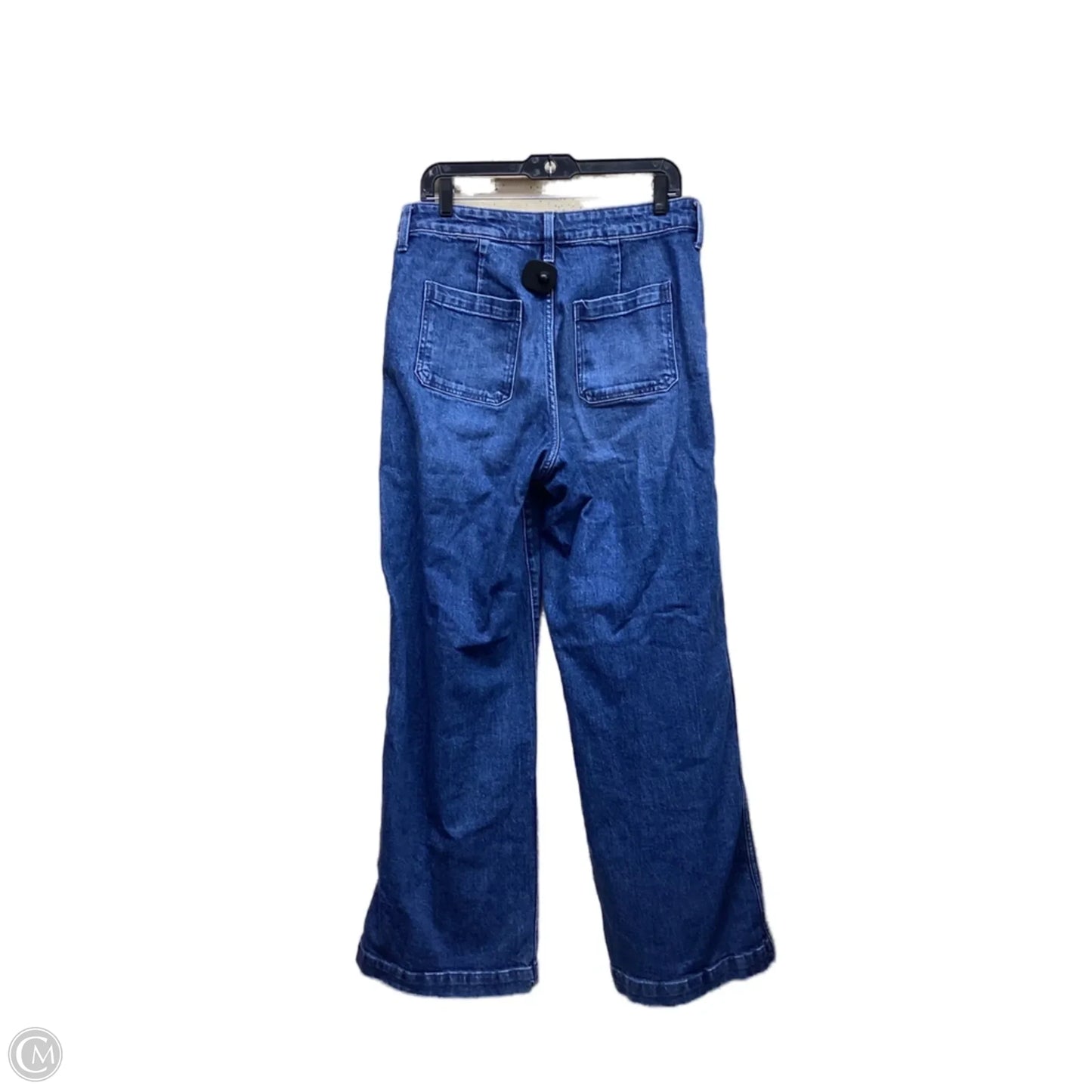 Jeans Wide Leg By Old Navy In Blue Denim, Size: 8