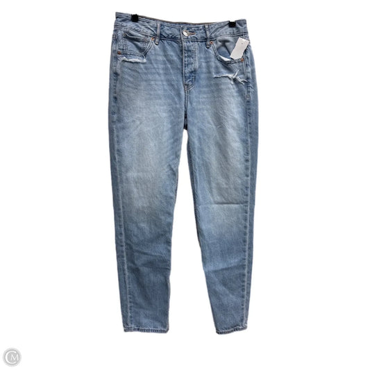 Jeans Straight By American Eagle In Blue Denim, Size: 2