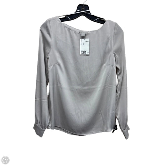 Top Long Sleeve By H&m In Grey, Size: Xs