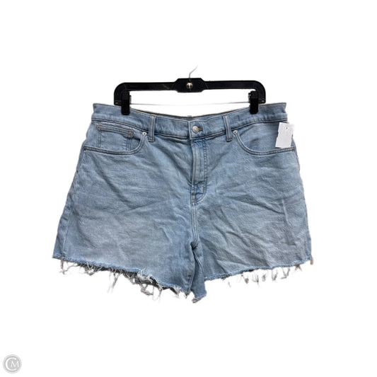 Shorts By Madewell In Blue Denim, Size: 14