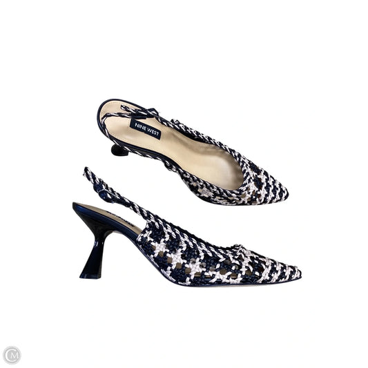 Shoes Heels Kitten By Nine West In Multi-colored, Size: 9