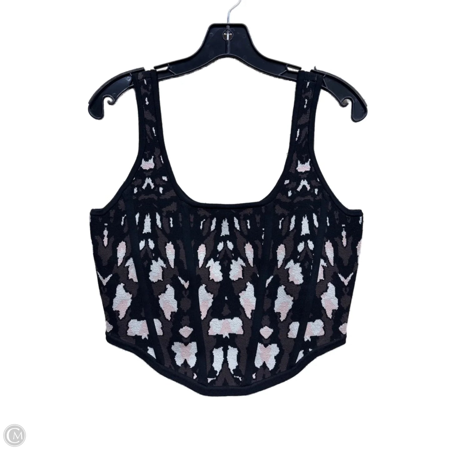 Top Sleeveless By Express In Animal Print, Size: L