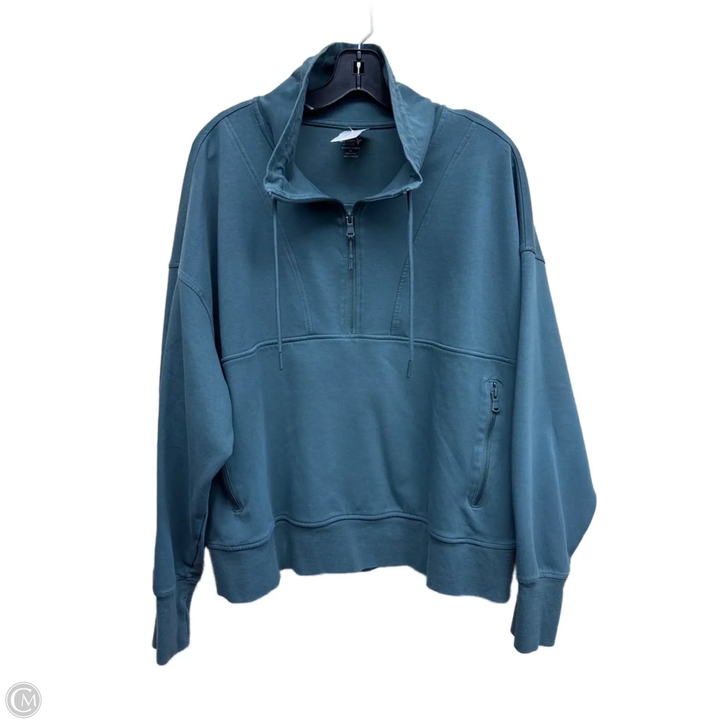 Athletic Jacket By Old Navy In Green, Size: 3x