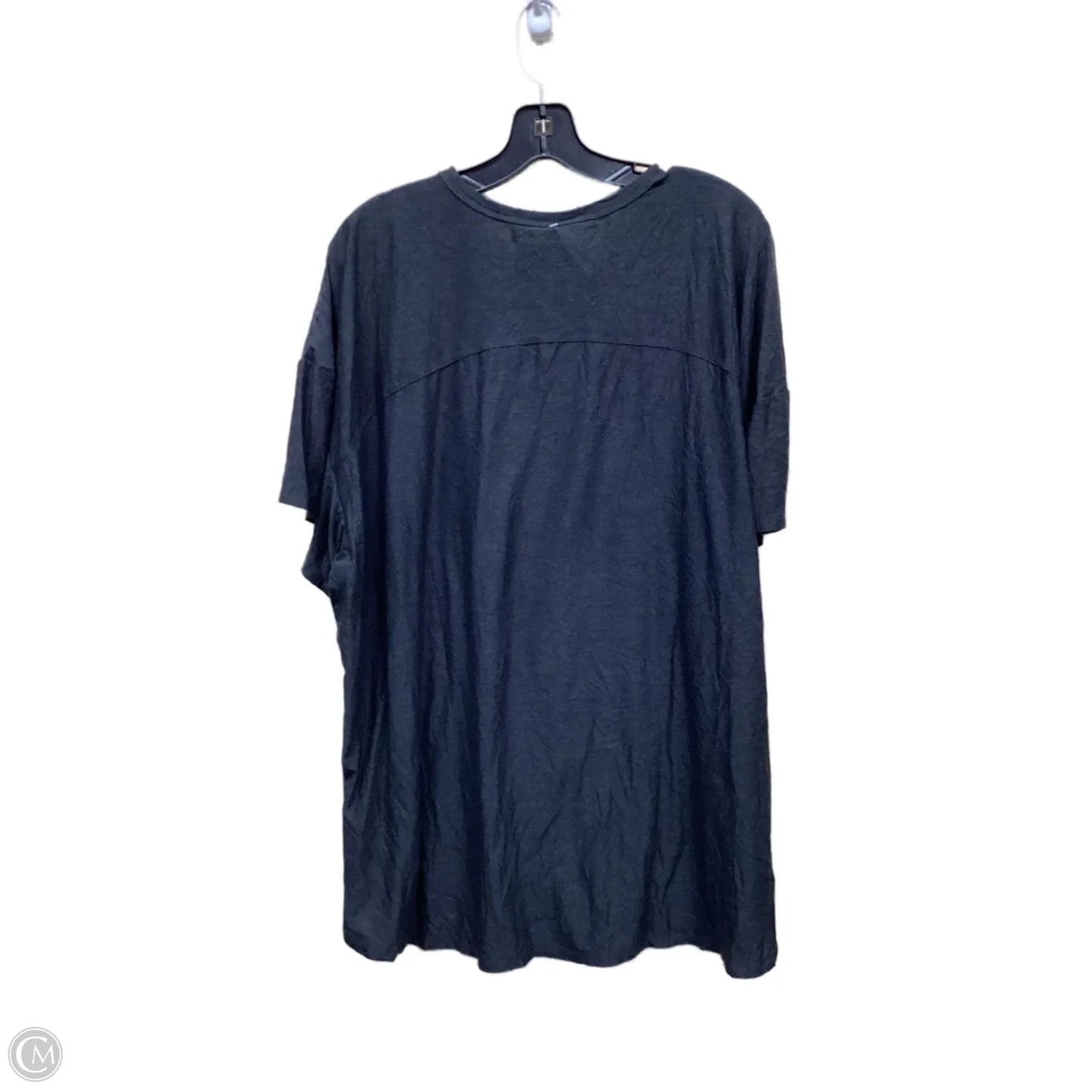 Athletic Top Short Sleeve By Old Navy In Grey, Size: 2x