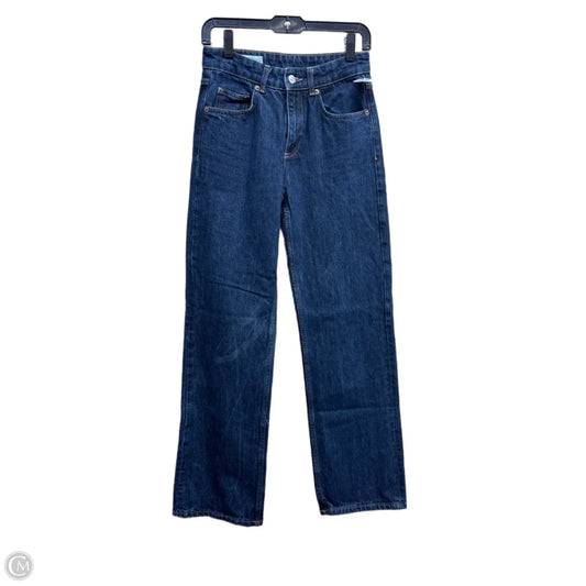 Jeans Wide Leg By Zara In Blue Denim, Size: 2