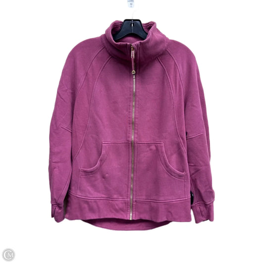 Athletic Jacket By Lululemon In Pink, Size: Xs