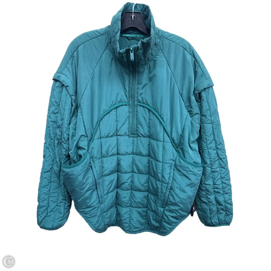 Jacket Puffer & Quilted By Free People In Green, Size: M