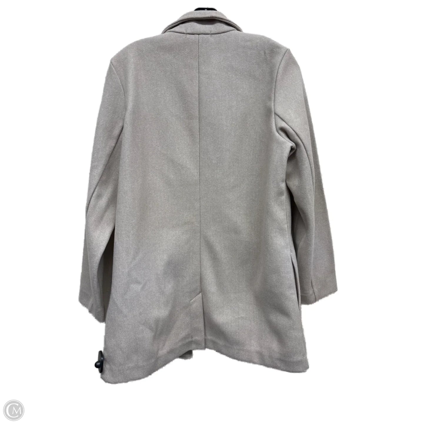 Coat Peacoat By Banana Republic In Tan, Size: M