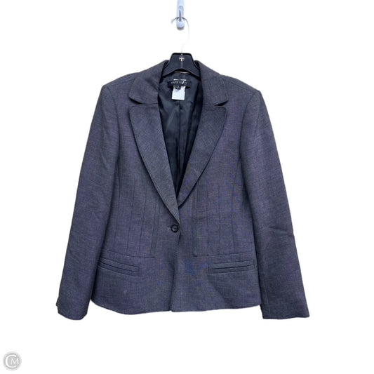 Blazer By Anne Klein In Grey, Size: 12