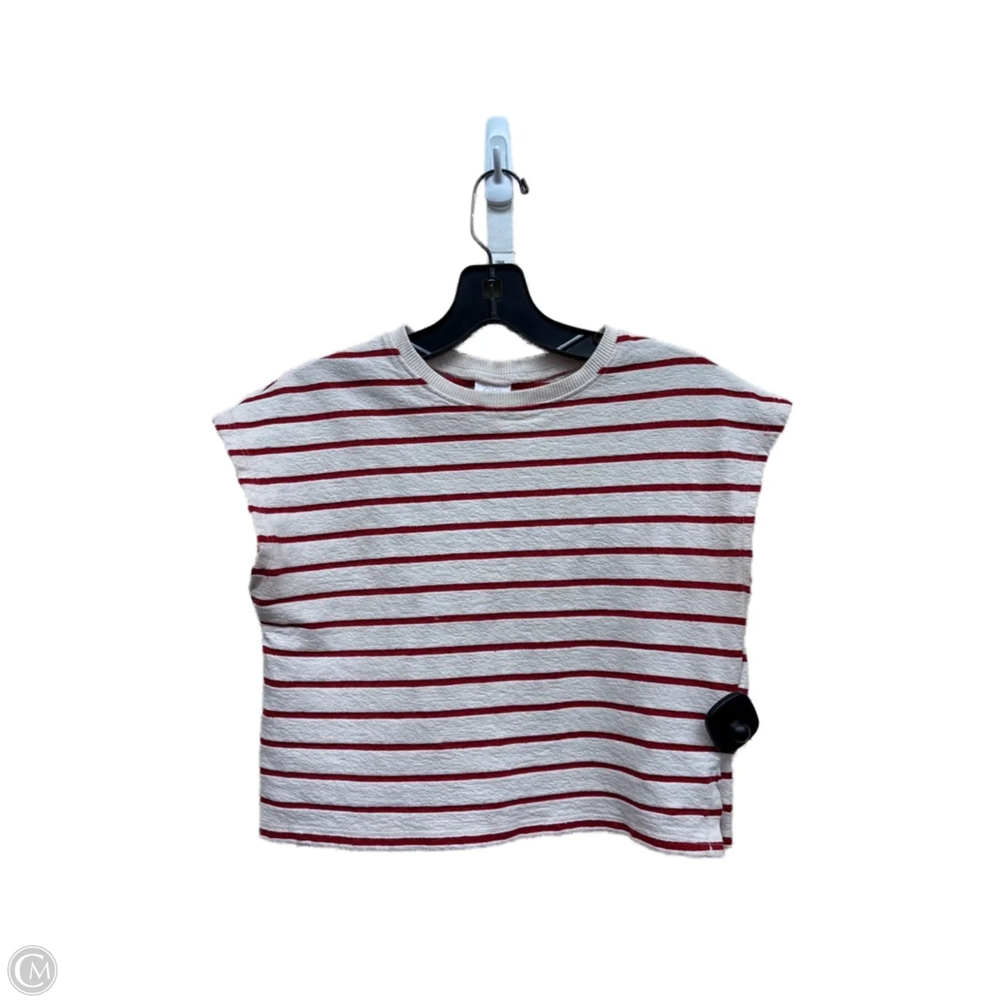 Top Sleeveless By Zara In Striped Pattern