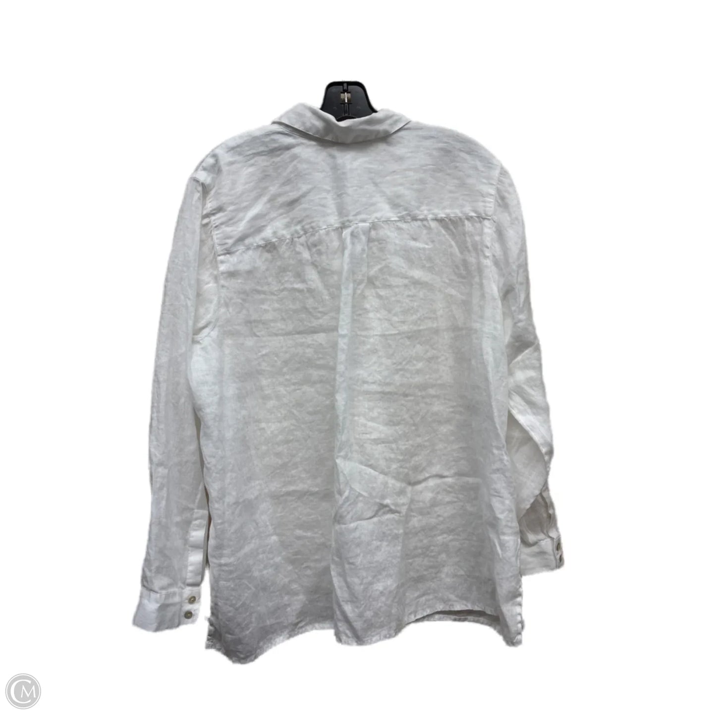Top Long Sleeve By J. Jill In White, Size: Xl