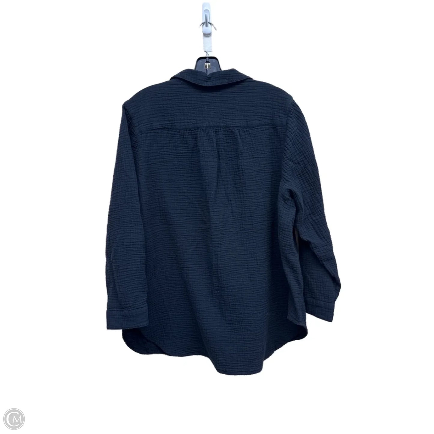 Top Long Sleeve By J. Jill In Black, Size: Xlp