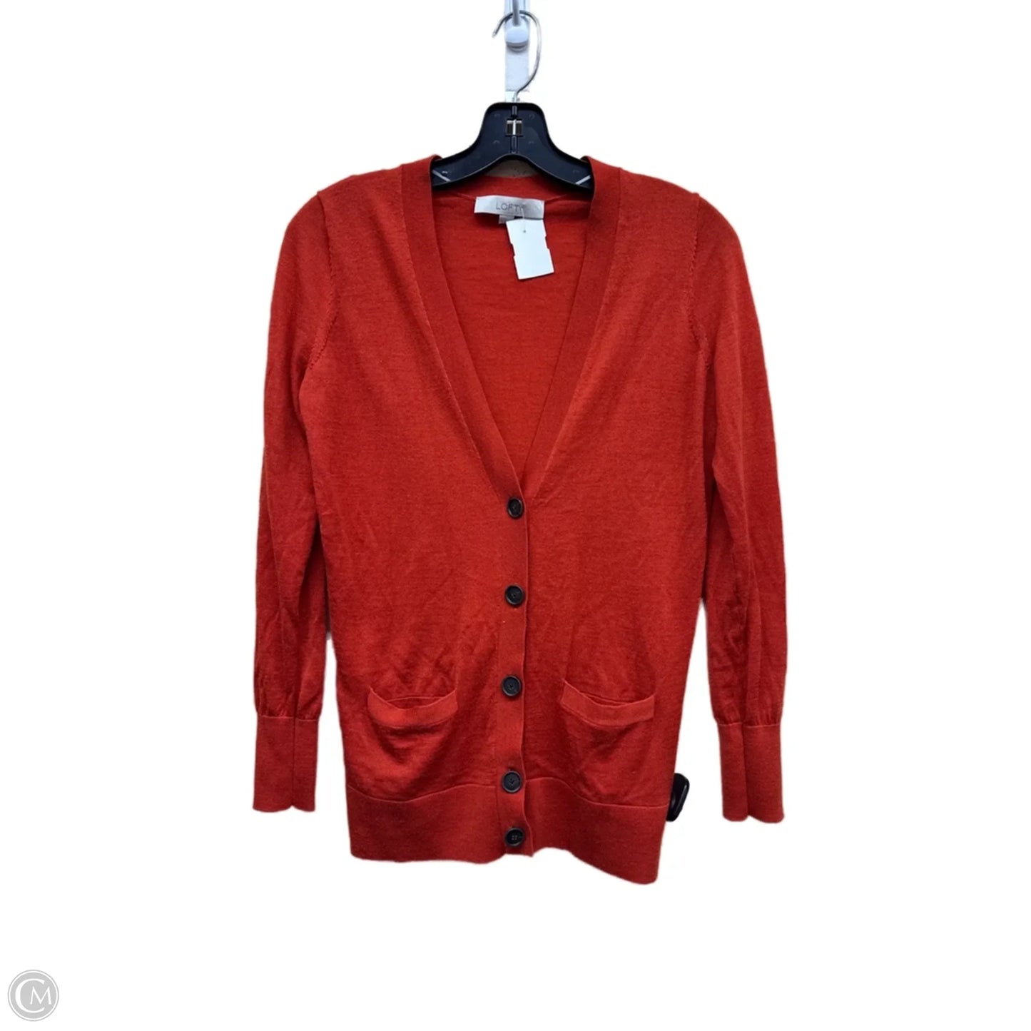 Cardigan By Loft In Orange, Size: S